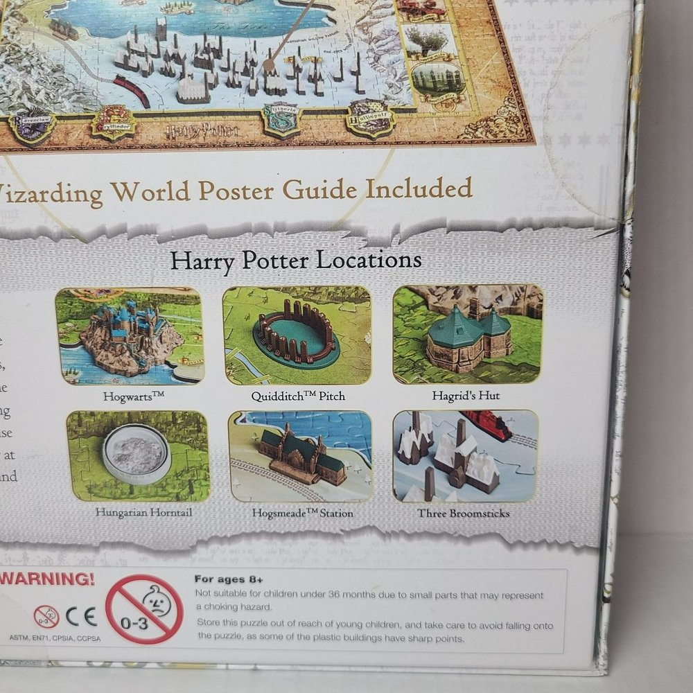 Harry Potter the Wizarding World 4D Puzzle SEALED 892pcs w/ 3D Models Included - Picture 4 of 6
